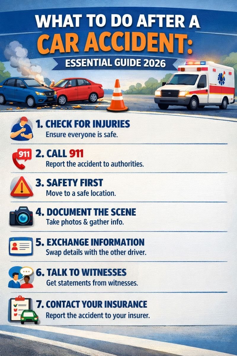 What to Do After a Car Accident: Essential Guide 2026